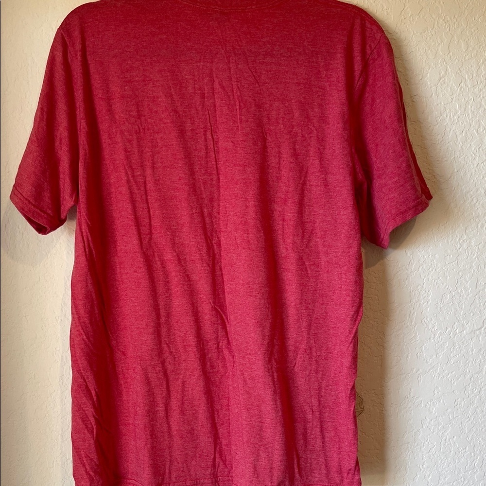 Red Tee with 'Good Vibes Only' Print - Picture 2 of 4